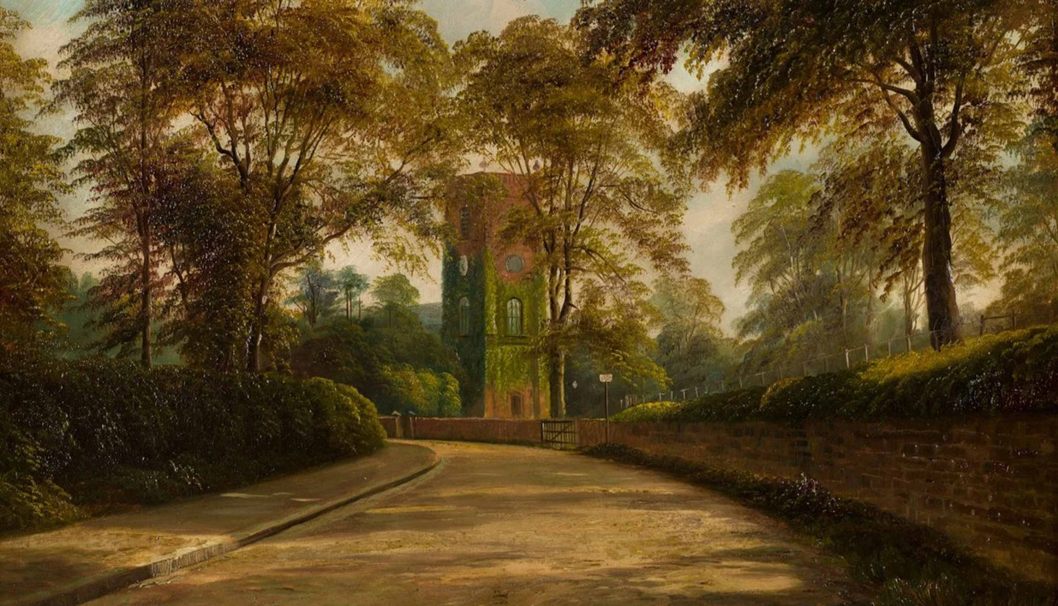 George Willis Price, The tower of St Mary and St Margaret’s Church, c.1866.