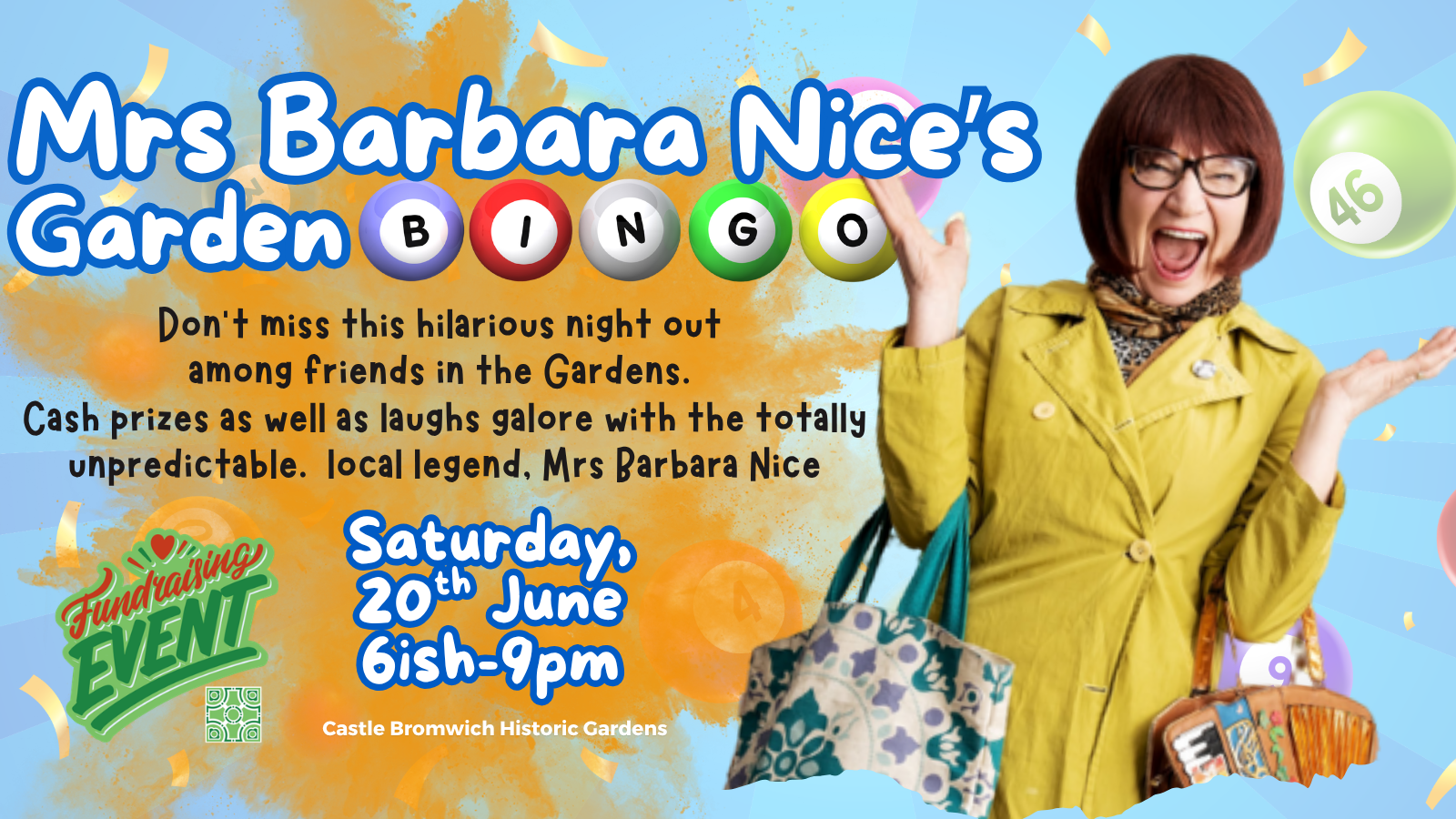 Mrs Barbara Nice’s Garden Bingo Fundraiser